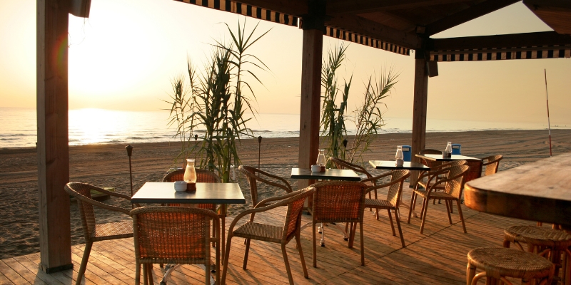 A corner by the sea to enjoy.